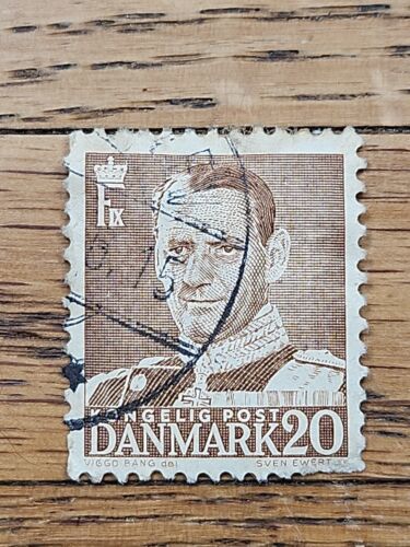 Denmark Stamp King Frederik 20ore Used 359 - $0.99