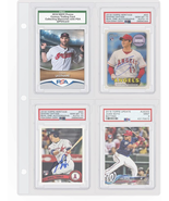 Graded Card Slab Binder Pages for Storage &amp; Display, Compatible with 40 ... - $412.02 MXN