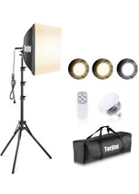 Torjim Photography 16&#39;&#39; x 16&#39;&#39; Pro Softbox Lighting Kit w/Remote &amp; Carry... - €18,50 EUR