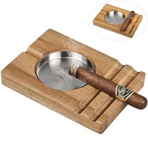 Cigar Ashtray For Outdoors - Wood Cigar Ashtray For Men, Outdoor Cigar Ashtrays  - $16.99