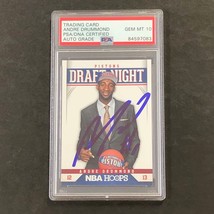 2012-13 NBA Hoops Draft Night #9 Andre Drummond Signed Card AUTO 10 PSA Slabbed - £119.89 GBP