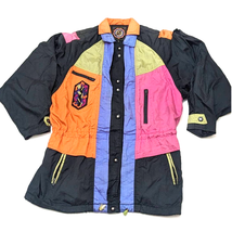 Winlit Vintage 80s 90s Multicolored Mesh Lined Small Windbreaker Jacket Korea - £100.78 GBP