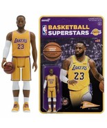 NBA - Lebron James Lakers (Yellow Jersey) Reaction 3 3/4&quot; Action Figure ... - £23.32 GBP