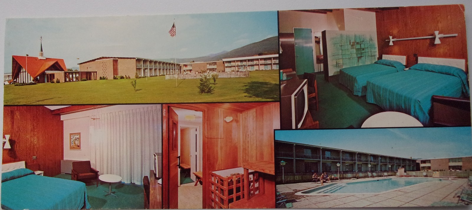 Vintage Howard Johnson’s Motor Lodge Rutland Vermont Postcard 1960s - $3.99