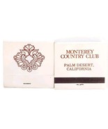 Monterey Country Club California Vintage Matchbooks Unstruck Lot Of 2 E77 - $19.99
