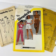 Vintage Simplicity Pattern 6276 Miss Size 10 Jumpsuit in 3 Lengths Cut - $14.99