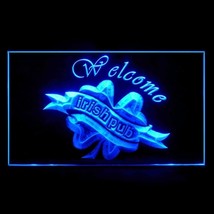 170165B Welcome to Irish Pub Party Wild Night Luxuries Catering LED Light Sign - £17.57 GBP