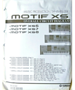 Yamaha MOTIF XS6 XS7 XS8 Synthesizer Original Overall Circuit Diagram Sc... - $69.99