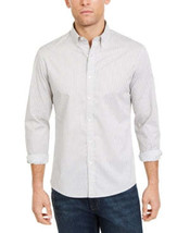 Michael Kors Mens Slim-Fit Stretch Stripe Shirt , Size Small - $43.56