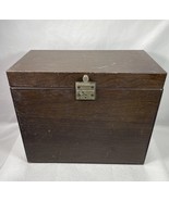 Vintage Metal Storage/File Safety Box Mid Century New York Factory - $23.51