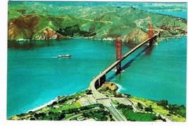 California Postcard San Francisco Golden Gate Bridge - $2.96