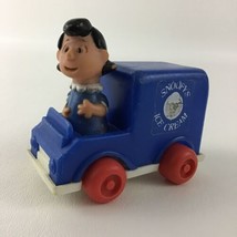 Peanuts Gang Push N Pull Snoopy Ice Cream Truck Lucy Figure Vintage 50s ... - $24.70