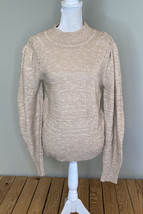 lush NWOT women’s knit pullover sweater size L Taupe E11 - £11.43 GBP