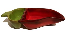 Pacific Island Creations Ceramic Chili Pepper Candy Serving Condiment Salsa Dish - £6.37 GBP