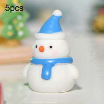 5pcs Christmas Micro Landscape Snowscape Decoration Accessories Christmas Resin  - £0.78 GBP