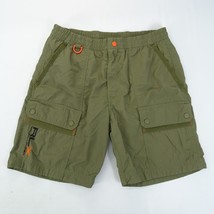 Ralph Lauren RLX Cargo Shorts Mens Size M Mid Rise Army Military Green Lined - £18.12 GBP