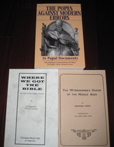 POPES against Modern Errors Where we Got Bible Workingmen&#39;s GUILDs Book ... - $70.00