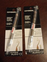2 COVERGIRL Perfect Blend Eyeliner Pencil #130 Smokey Taupe (P12/5) - $15.83