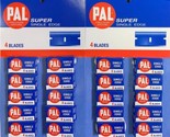 Pal Blue Single Edge Razor Blades by Personna 20 Packs Of 4 - $42.99