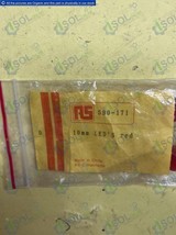 RS Components RS 590-171 10mm Red LED 2000 mcd 20° Viewing Angle Lot of 4 - $23.00