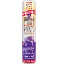 Warp&#39;s Plast-O-Mat 6 ft. L x 15-1/2 in. W Clear Non Adhesive Ribbed Shel... - $19.88