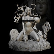 1/24 Resin Model Kit Nudes Beautiful Girl Woman Witch Sorceress Unpainted - £34.28 GBP