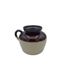 RRP Stoneware Robinson Ransbottom Pottery Co Roseville Ohio Bean Pot Pitcher 7x9 - £31.64 GBP