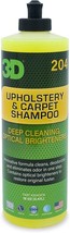 3D Upholstery &amp; Carpet SHAMPOO-16oz/473ml-Foam Stain Remover &amp; Odor Eliminator - £12.22 GBP