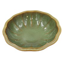 Hobnail Green by ROSCHER &amp; CO Large Salad Bowl 13 inch OD - $60.78