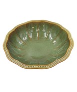 Hobnail Green by ROSCHER &amp; CO Large Salad Bowl 13 inch OD - $60.78