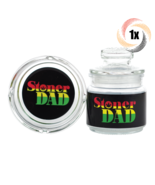 1x Set Roast &amp; Toast Stoner Dad Design Glass Jar &amp; Ashtray Set | + 2 Fre... - £15.20 GBP