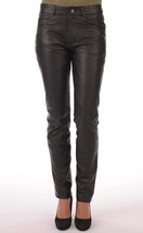 Women&#39;s Leather Pants Genuine Lambskin Leather Party Skinny Legging Trou... - $160.80 CAD