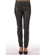 Women&#39;s Leather Pants Genuine Lambskin Leather Party Skinny Legging Trou... - $2,233.30 MXN