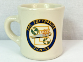 New U.S. Navy Uss Enterprise CVN-65 Coffee Cup - Mil Art China Co. New - £15.56 GBP
