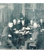 President William McKinley And His Second Cabinet 1901 Victorian Art Pri... - $35.14 CAD