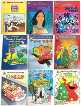 90s Golden Books Coloring Activity Books Unused Pocahontas Animaniacs Lamp Chop - £10.69 GBP+