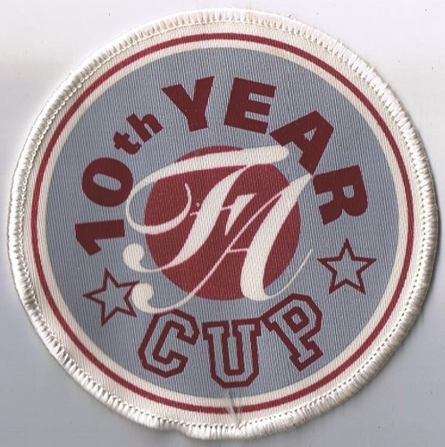 FA Cup Football Association Challenge Cup Patch 4&quot; 10th Year - $4.98