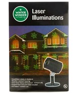 LASER  ILLUMINATIONS SNOWFLAKE HOUSE PROJECTION LIGHT IN/OUTDOOR-GREEN-C... - $14.48