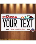 Custom WISCONSIN Aluminum Vanity License Plate Tag Personalized Auto Tag... - £14.05 GBP