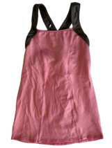 Motionwear Women&#39;s Crossback Dance Tank Pink/Grey Size Petite - £12.90 GBP