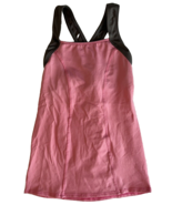 Motionwear Women&#39;s Crossback Dance Tank Pink/Grey Size Petite - £12.93 GBP
