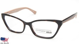 New Christopher Maxx Rain Lily Tortoise Eyeglasses Glasses Frame 54-16-135 B36mm - £77.04 GBP