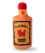 NEW Fluffball Cinnamon Whiskey Squeaky Crinkle Dog Toy 9.5&quot; looks like F... - $16.34 CAD