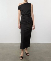 Enza Costa poplin sculptured dress Black - $238.00