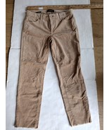 Talbots Flawless 5 Pocket Beige Slim Ankle Frayed Hem Corduroy Jean Size... - €14,54 EUR