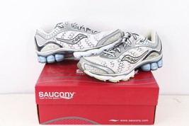 NOS Vintage Saucony Progrid Paramount Jogging Running Shoes White Blue W... - £120.13 GBP