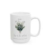 Birth Month Flower May Lily of the Valley Coffee Mug 11oz 15oz Birthday ... - £11.20 GBP+