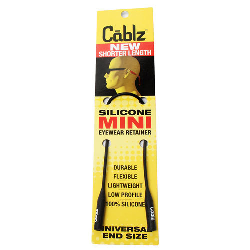 Cablz Silicone Mini Sunglass Retainer 12&quot; - Black - $21.35