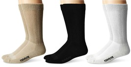 Top Flite Mens Diabetic Non-Binding Crew Comfort Moisture Wicking Socks ... - £8.78 GBP