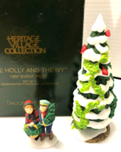 Dept 56 Heritage Village 1997 Event Piece The Holly And The Ivy Set 2 Accessory - £15.51 GBP